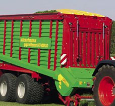 photo of a Strautmann forage wagon