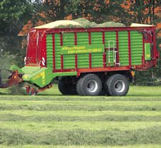 photo of a Strautmann forage wagon